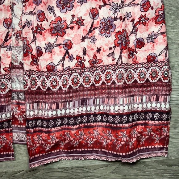 ShoSho Long / Maxi Dress - Floral Pattern (Pink / Purple) - Size Small - Picture 9 of 12